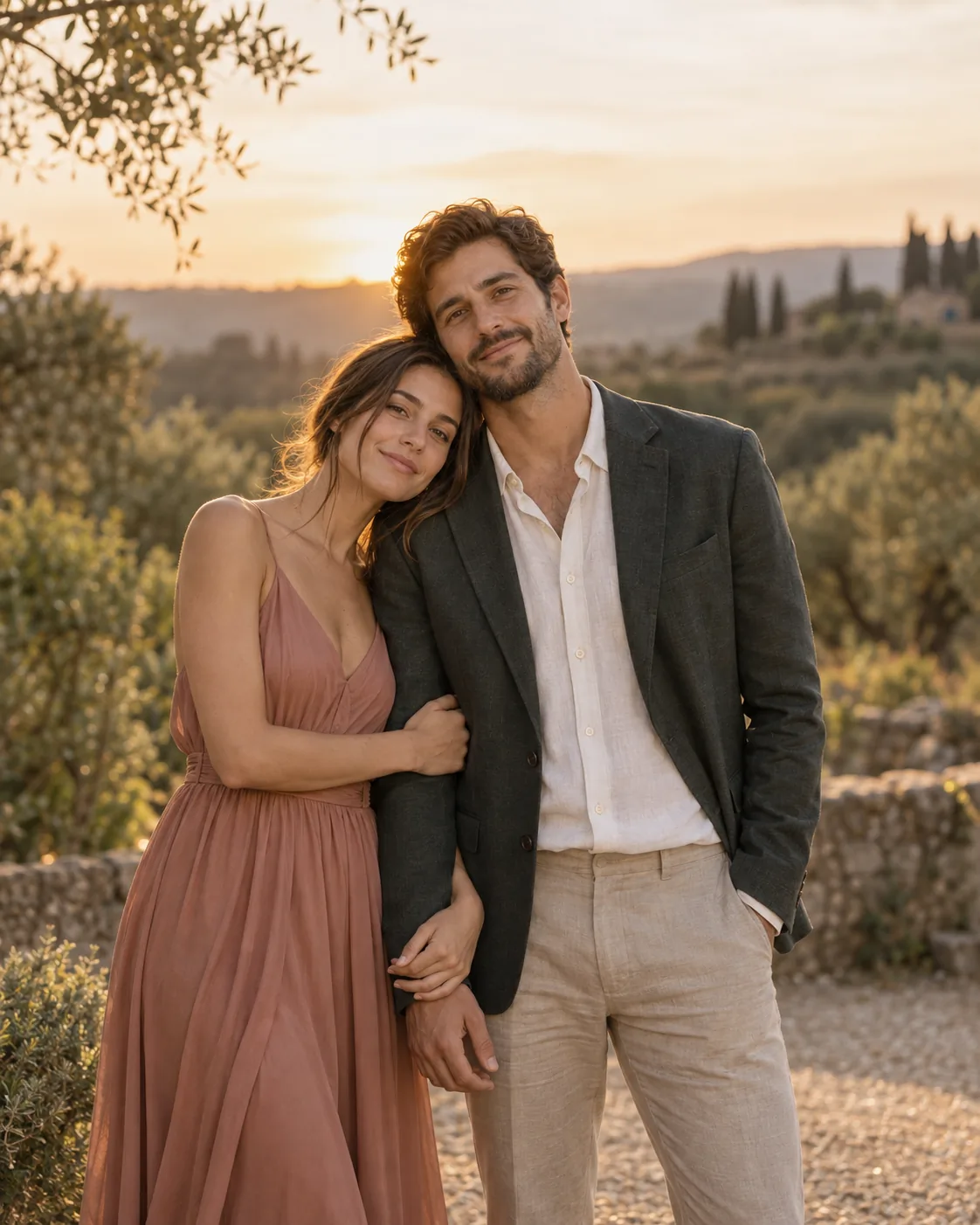Ana y Martín juntos al aire libre